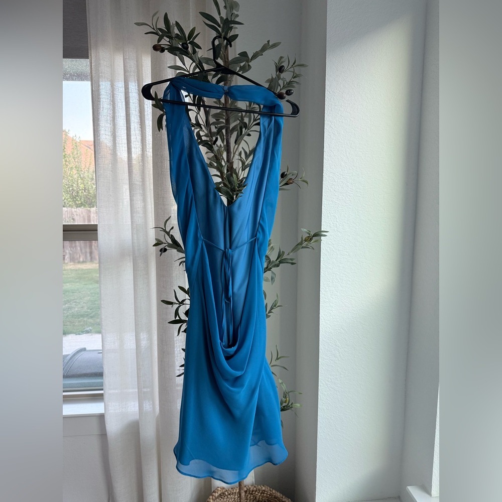ASOS Blue Mini Dress - Picture 3 of 5